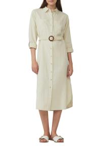 კაბა s.Oliver - Relaxed fit shirt dress with braided belt