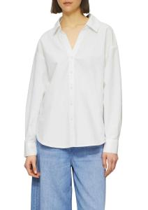 პერანგი s.Oliver - Poplin blouse in relaxed fit with bow