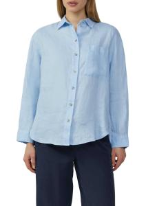 პერანგი s.Oliver - Pure linen blouse with a breast pocket