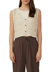 პიჯაკი s.Oliver - Cropped crochet lace waistcoat