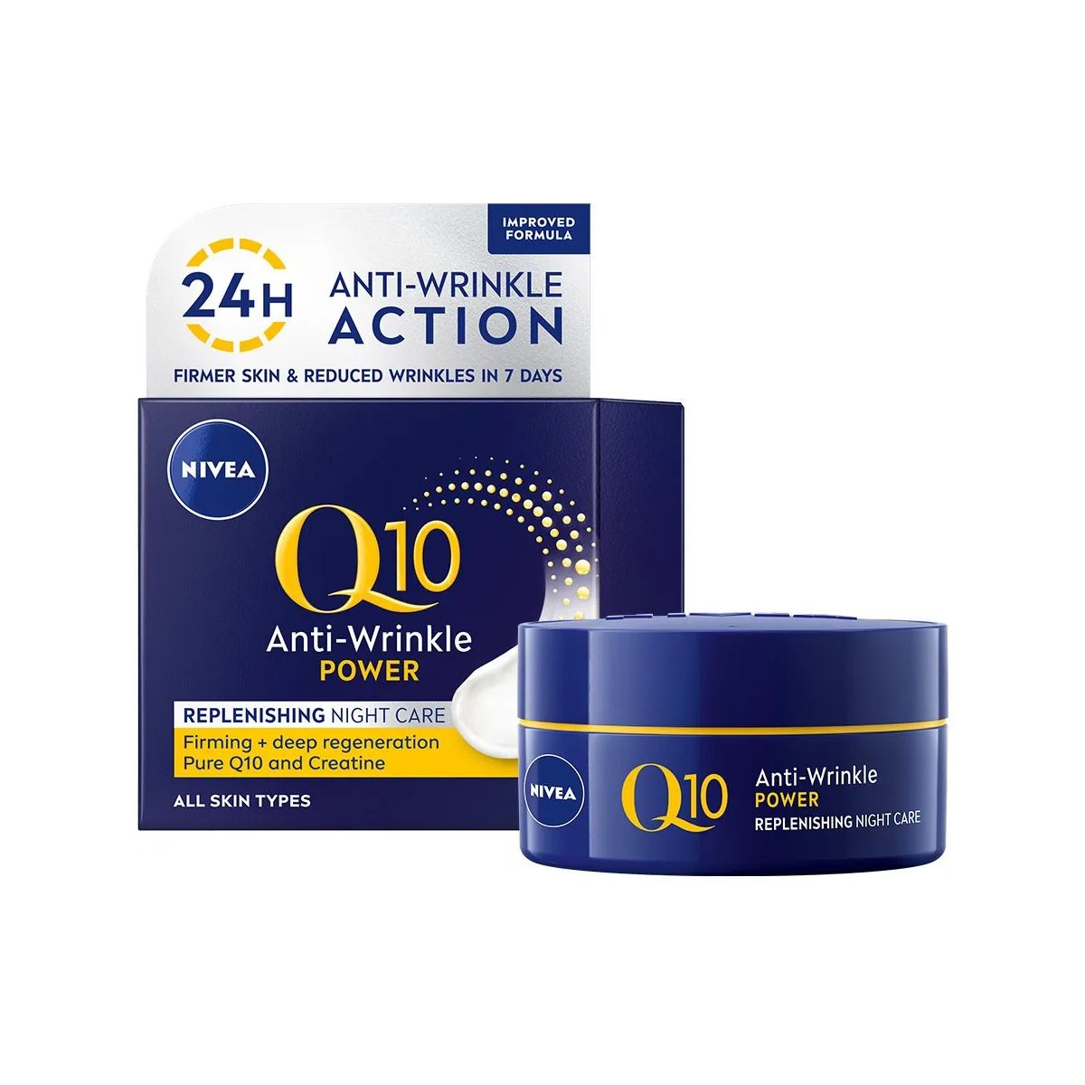 სახის კრემი ღამის Visage Q10 50 მლ 2284 ნივეა - Nivea