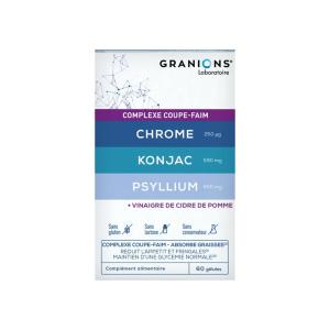 ქრომი კონჯაკი და ფსილიუმი 60 კაფსულა გრანიო - Granion