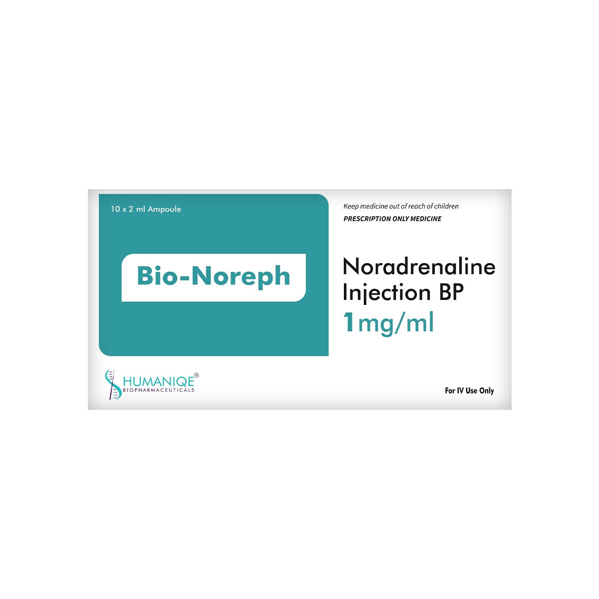 Bio-Noreph - ბიო-ნორეფი 1მგ/მლ 2მლ 10 ამპულა