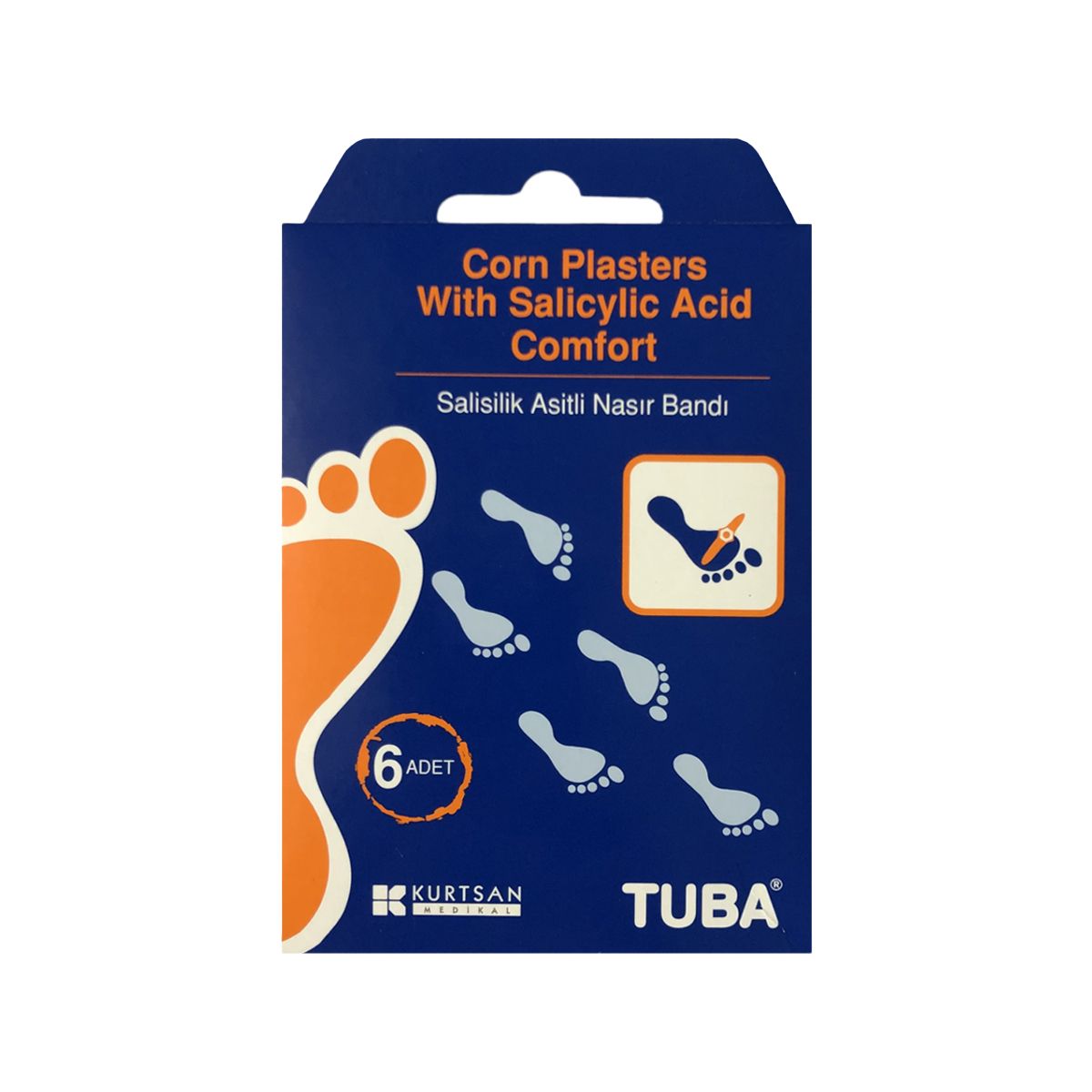 ლეიკოპლასტირი კოჟრის 6 ცალი ტუბა - Tuba