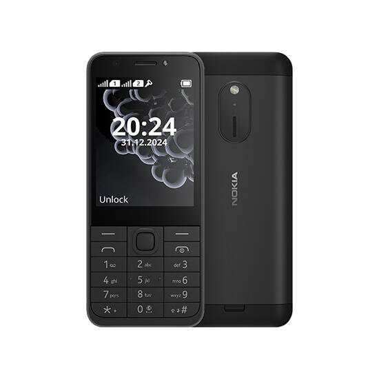 Nokia 230 Dual Sim 2024 TA1609 AZGEUA BLACK