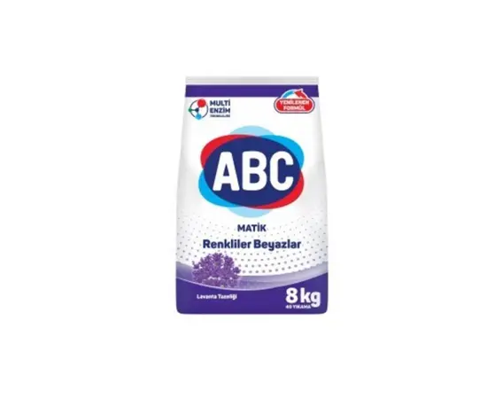 ფხვნილი სარეცხის ავტომატი ფერადი ABC 8 კგ