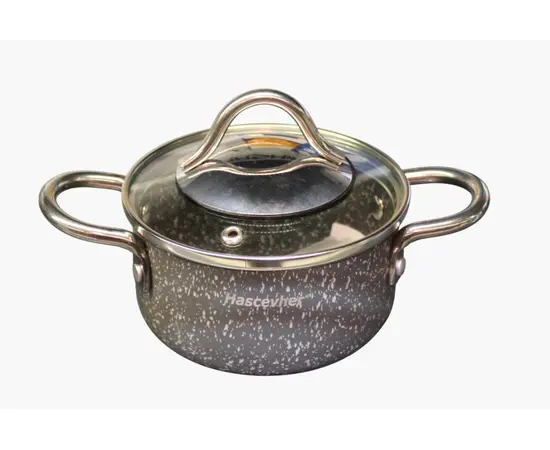 ქვაბი გრანიტის თავსახურით Hascevher 12 სმ