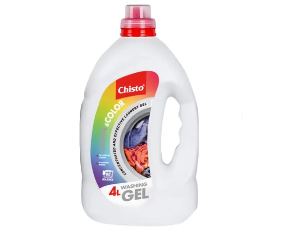 სარეცხი გელი ტანსაცმლის Chistolub Color Chisto 4000 მლ
