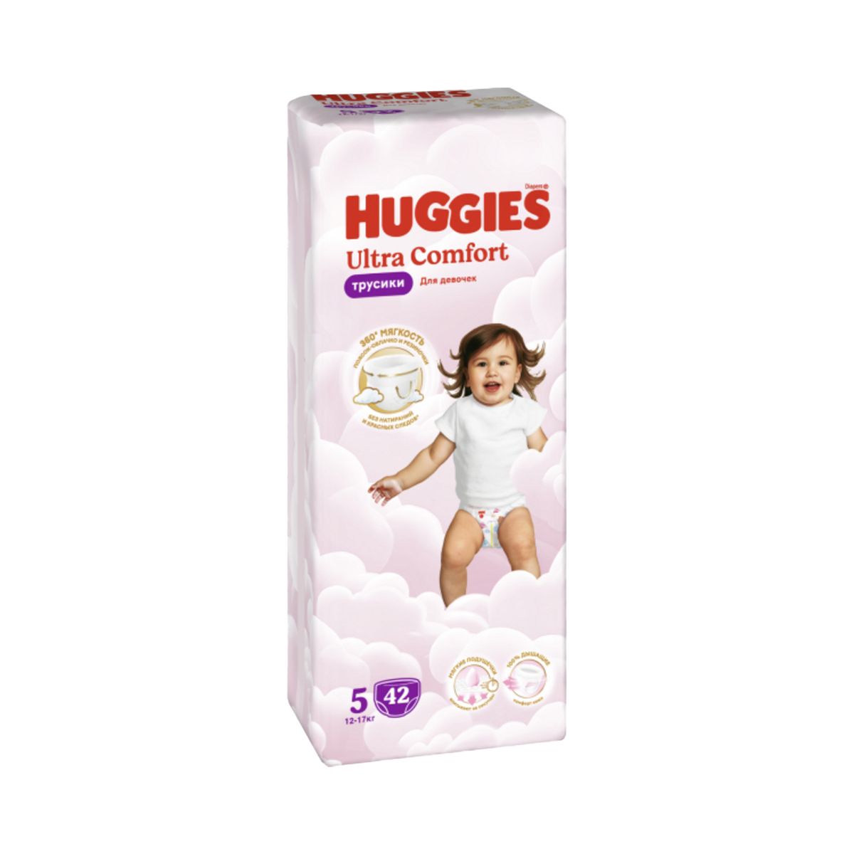 მეგა გოგოს ტრუსი 12-17კგ 42 ცალი 1667 ჰაგისი - Huggies