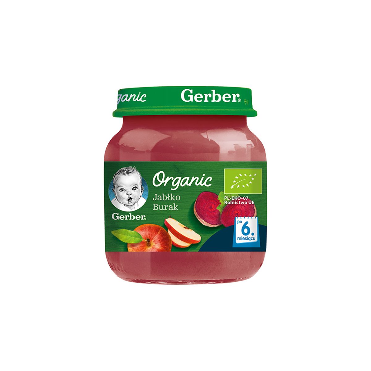 პიურე ვაშლი და ჭარხალი 125გ 7227 გერბერი - Gerber