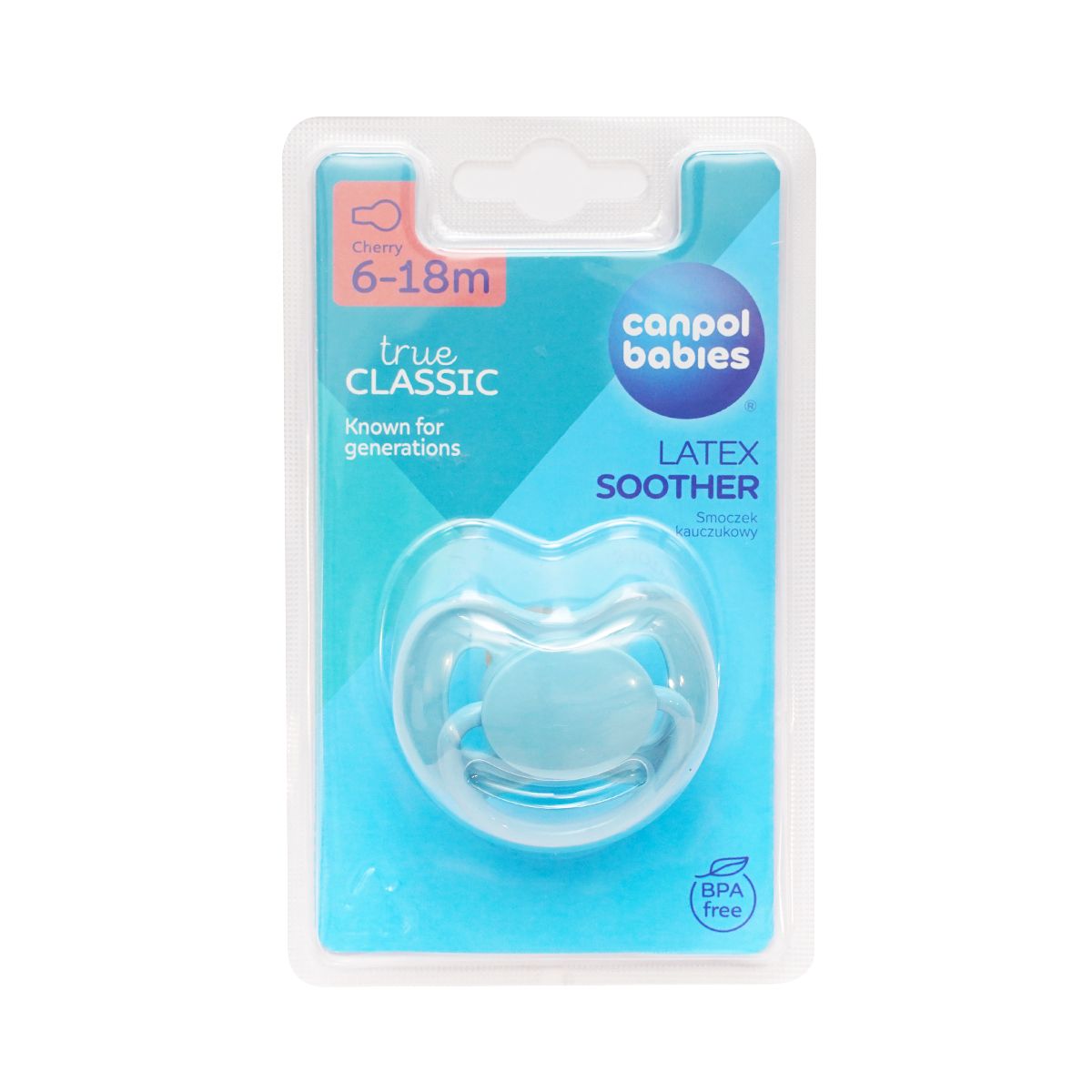 ლატექსის მატყუარა NUDE ცისფერი 6-18 თვე 2928 კანპოლი - Canpol