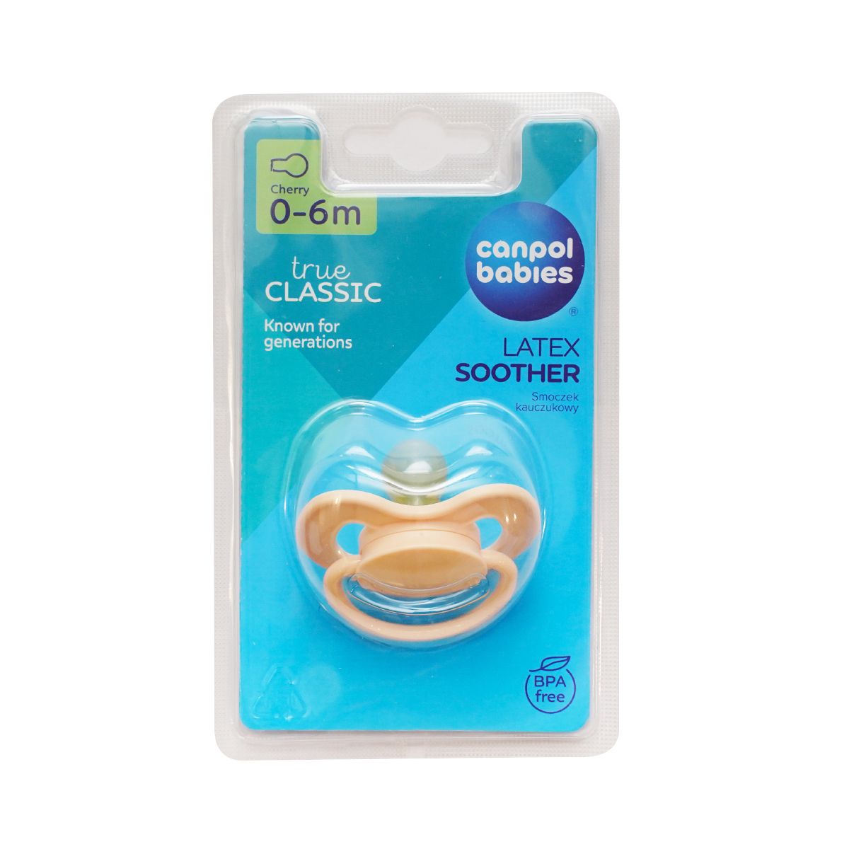 ლატექსის მატყუარა NUDE კრემისფერი 0-6 თვე 2874 კანპოლი - Canpol