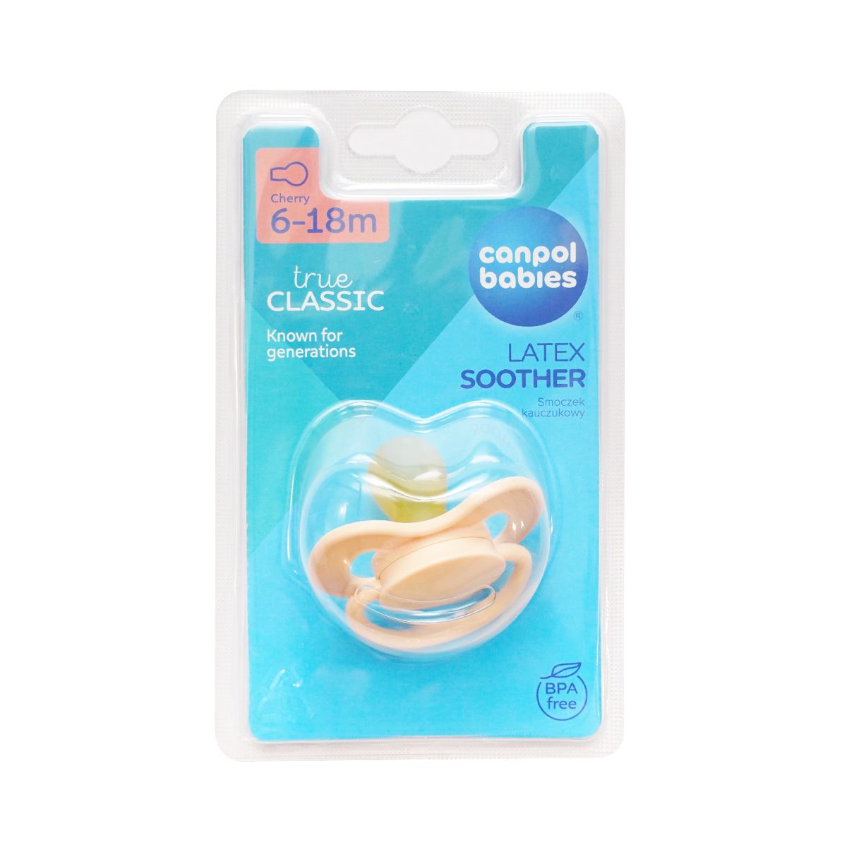 ლატექსის მატყუარა NUDE კრემისფერი 6-18 თვე 2935 კანპოლი - Canpol