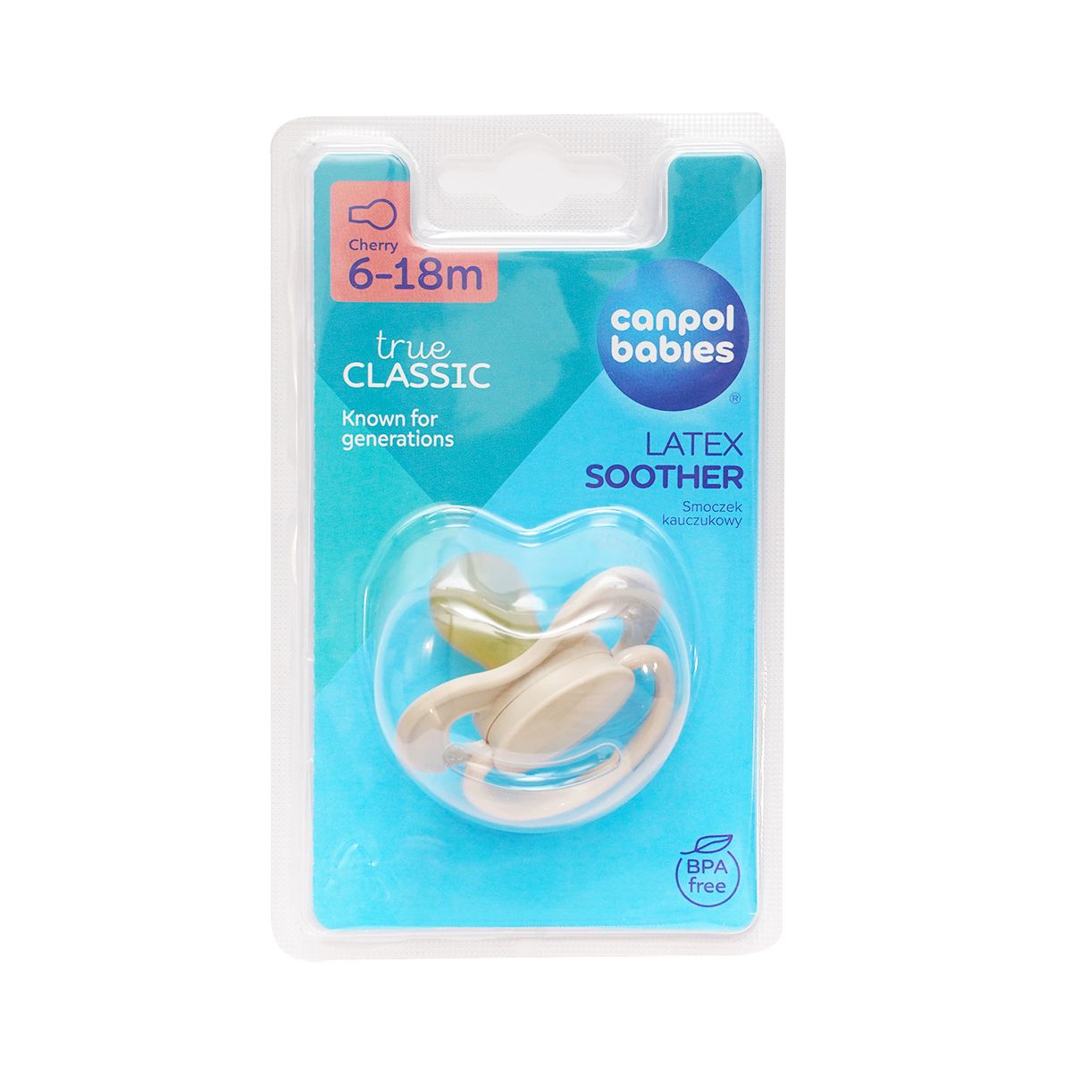 მატყუარა ლატექსის NUDE 6-18 თვე კრემისფერი 2911 კანპოლი - Canpol