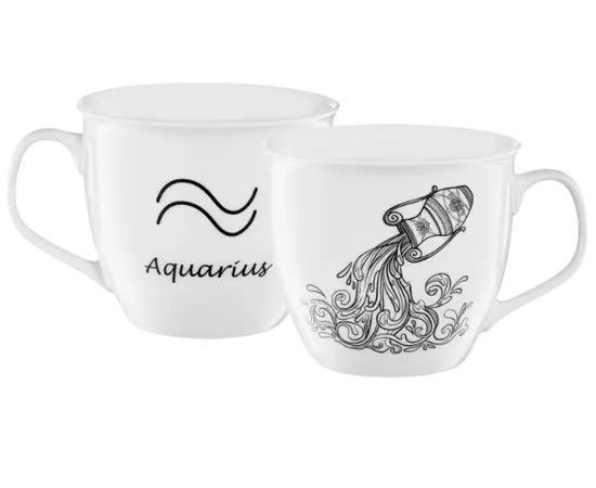 ჭიქა ფაიფურის Ambition ZODIAC 550მლ მერწყული