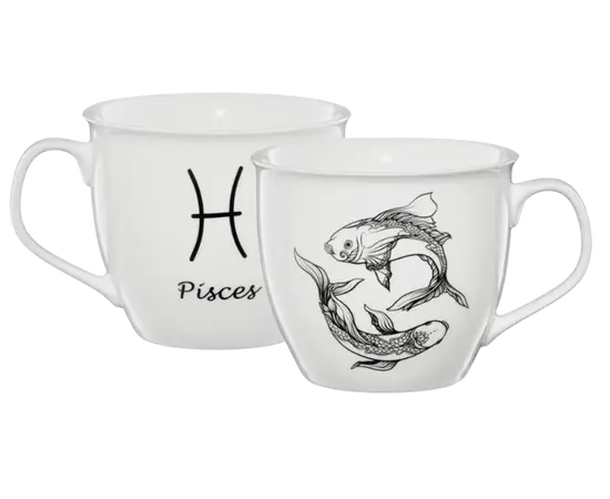 ჭიქა ფაიფურის Ambition ZODIAC 550მლ თევზები