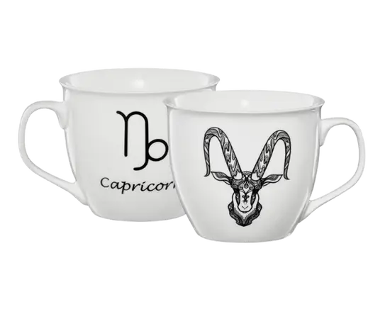 ჭიქა ფაიფურის  Ambition ZODIAC 550მლ თხის რქა