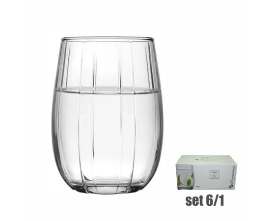 ჭიქა წყლის Pasabahce 9420302-4 240 მლ 6 ცალი