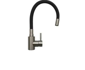 სამზარეულოს ონკანი სილიკონის მილით TONGBO pt-7188H შავი