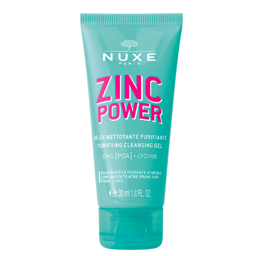 ნუქსი - ZINC POWER სახის გელი დასაბანი  აკნესკენ მიდრეკილი/პრობლემური კანი