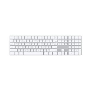 Apple Magic Keyboard with Numeric Keypad Wireless Rechargable Silver MQO52LLA