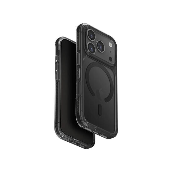 Uniq Hybrid Magclick Charging Combat Apple iPhone 17 Pro Carbon Black