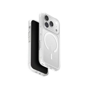 Uniq Hybrid Magclick Charging Combat Apple iPhone 17 Pro Blanc White