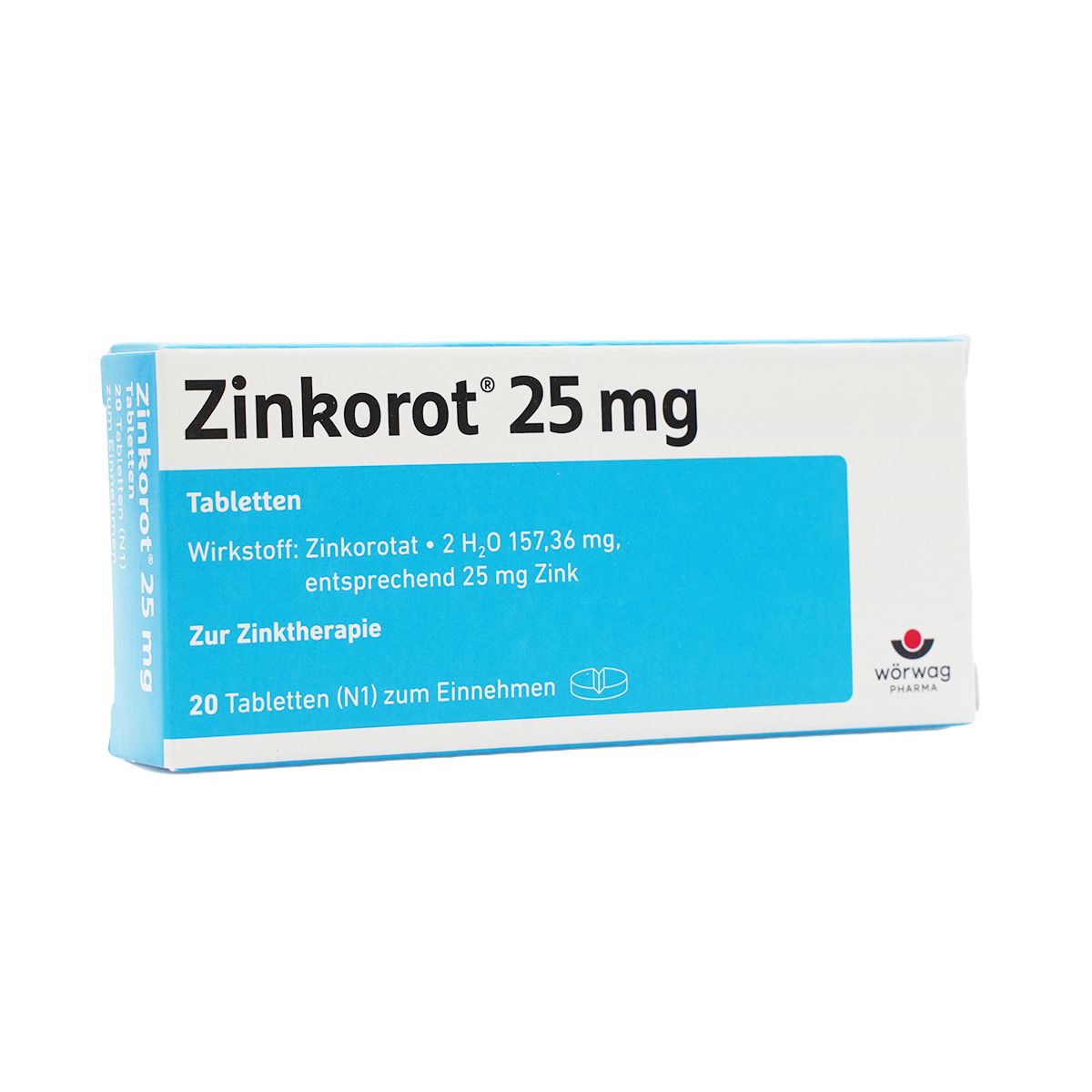 ცინკოროტი - Zincorot 25მგ 20 ტაბლეტი