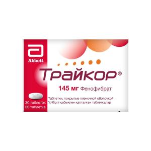 ტრაიკორი - Tricor 145მგ 30 ტაბლეტი