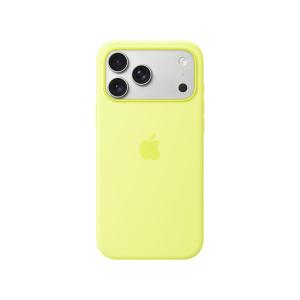 Apple iPhone 17 Pro Max Silicone Case with MagSafe MGFM4ZMA Neon Yellow