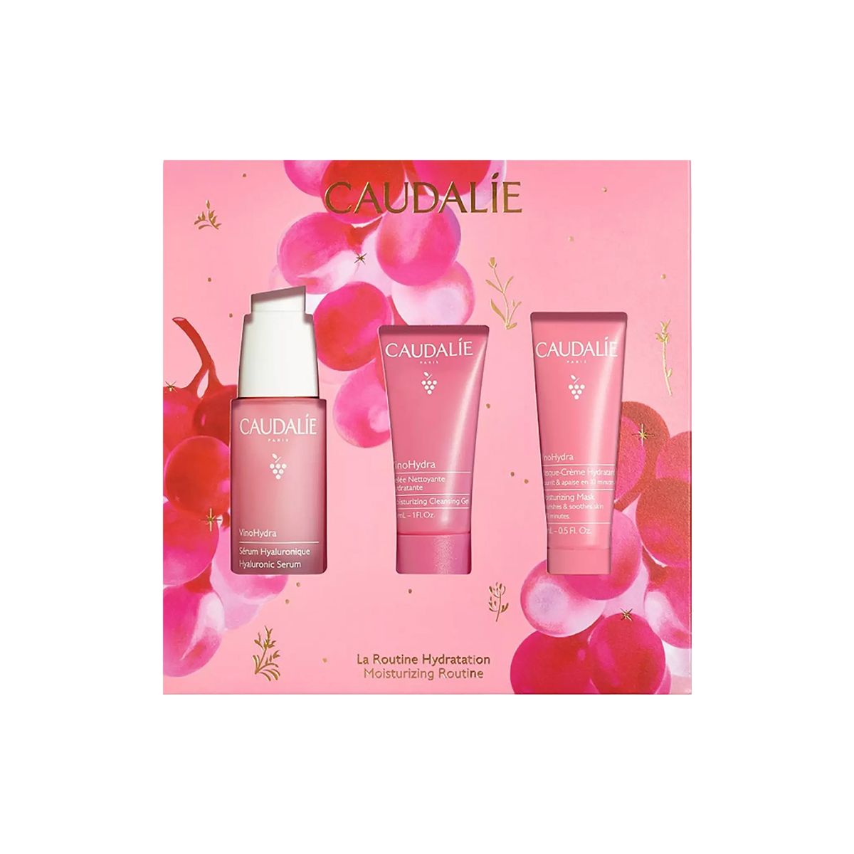 სასაჩუქრე ნაკრები სახის მოვლის Vinohydra შრატი 2025 5216 კოდალი - Caudalie