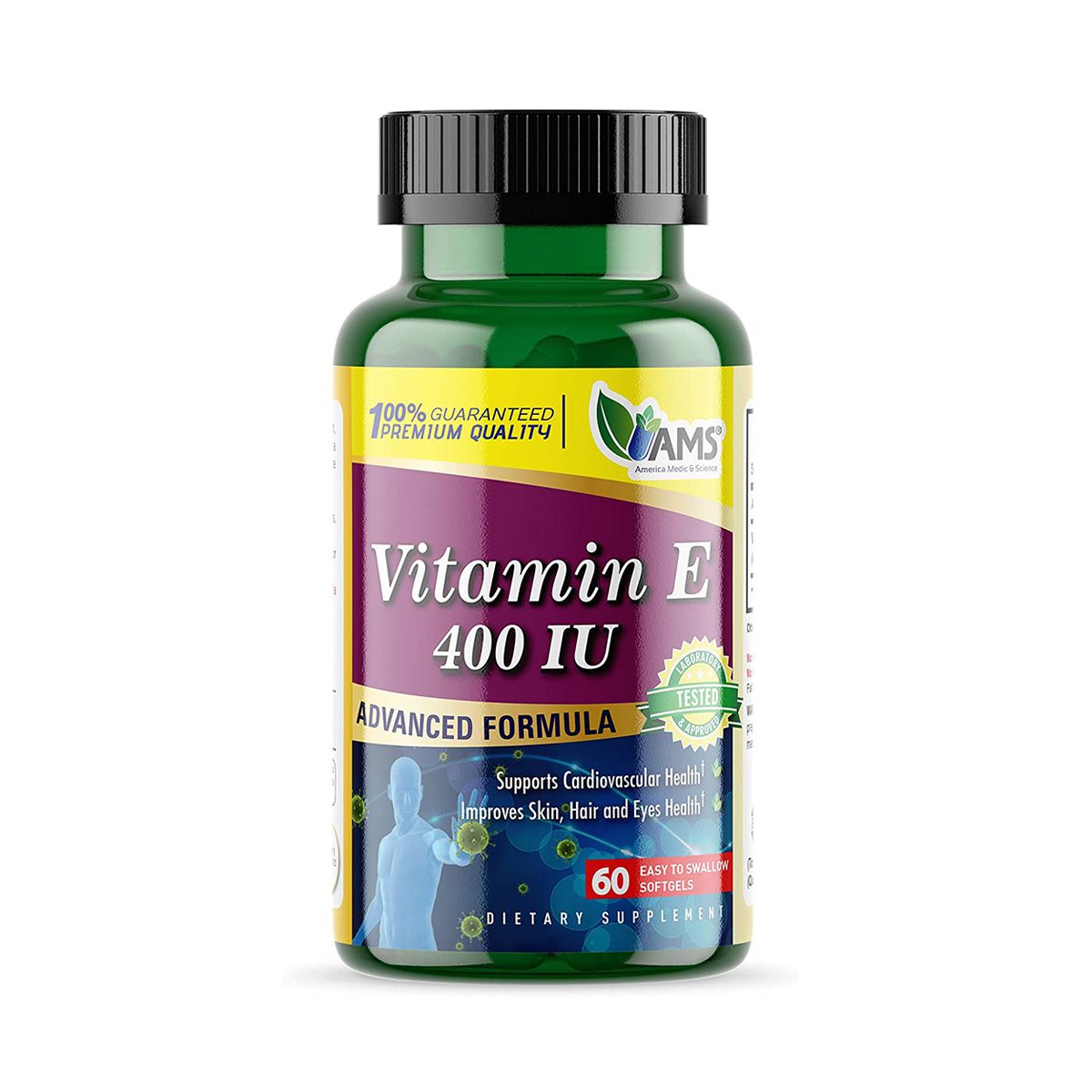 AMS - ეი.ემ.ეს. ვიტამინი E 400სე 60 კაფსულა