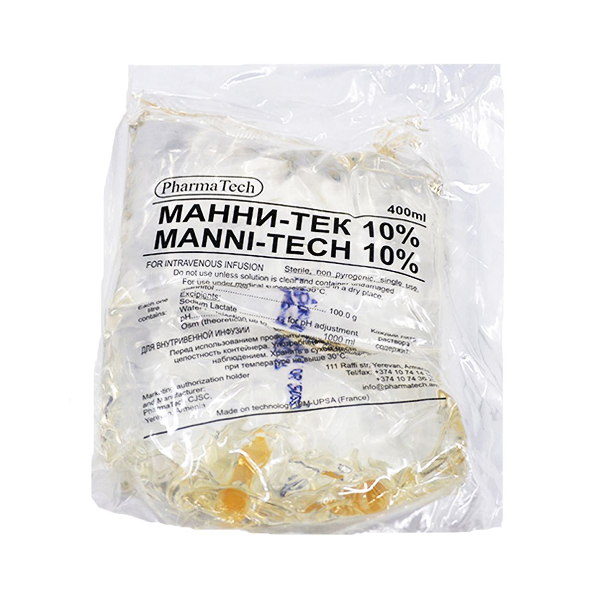 Manni-tech - მანი-ტეკი 10% 400მლ