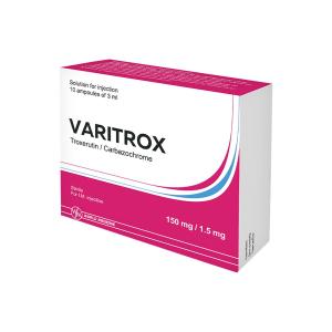 ვარიტროქსი - Varitrox 150მგ+1.5მგ 3მლ 10 ამპულა