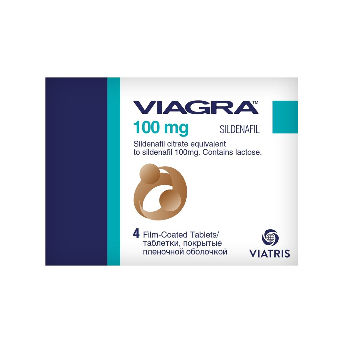 ვიაგრა - Viagra 100მგ 4 ტაბლეტი
