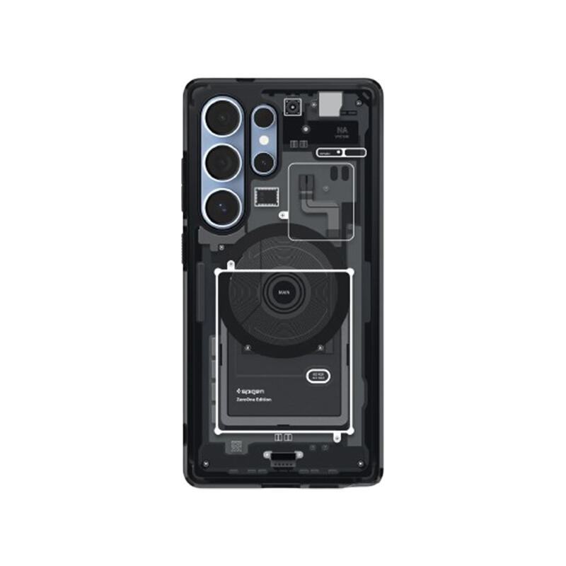 Spigen Ultra Hybrid MagFit Zero One Case For Samsung Galaxy S25 Ultra ACS08957 Zero One Black