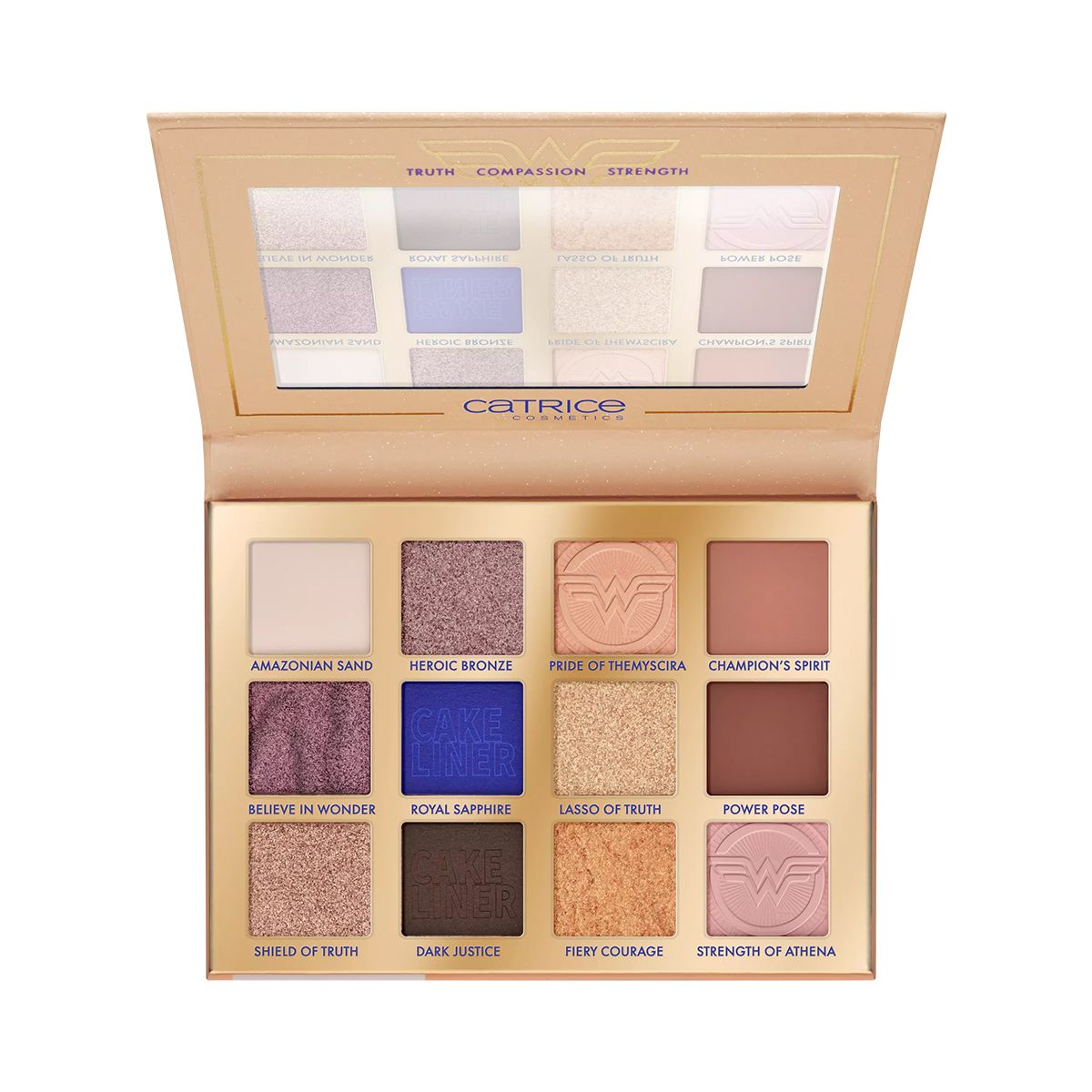 თვალის ჩრდილების პალეტი Wonder Woman 010 1940 კატრისი - Catrice