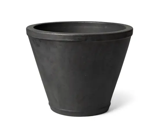 ქოთანი კერამიკული STACKABLE PLAIN WITH RIM 26/35 A