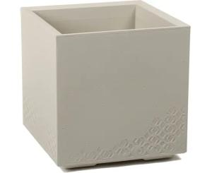 ქოთანი ყვავილის Lamela KARO 300x300x300 Recycled Concrete Plant Stand - Beige