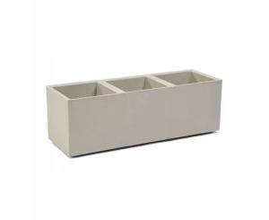 ქოთანი ყვავილის Lamela KARO 900x300x300 Recycled Concrete Plant Stand - Beige