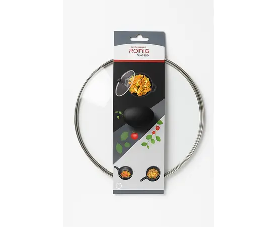 მინის თავსახური სახელურით Ronig 32 სმ