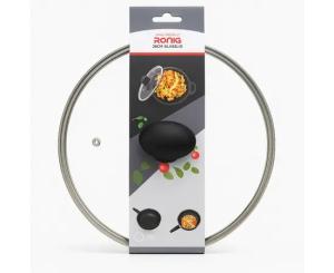 მინის თავსახური სახელურით Ronig 26 სმ