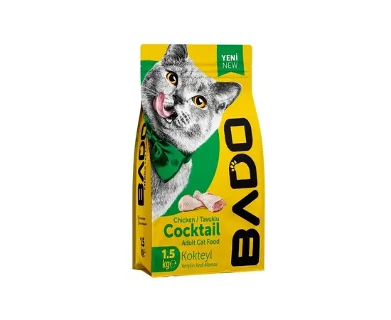 მშრალი საკვები კატის BADO 1,5 კგ