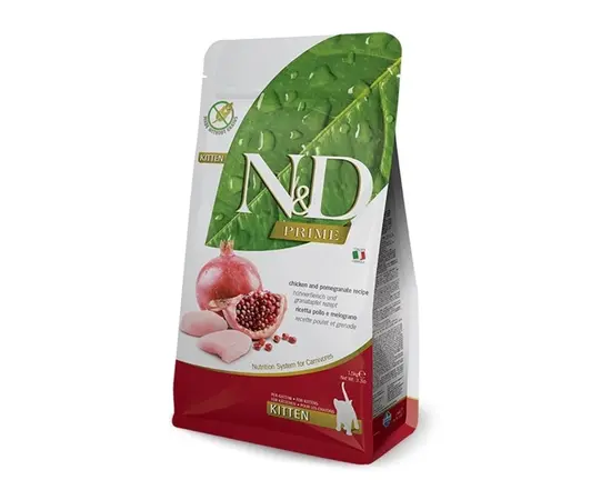 მშრალი საკვები კატის Farmina N&D Prime Kitten ქათამი და ბროწეული 1.5 კგ