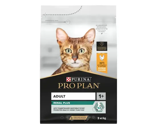 მშრალი საკვები კატის Proplan ქათმის არომატით 3კგ