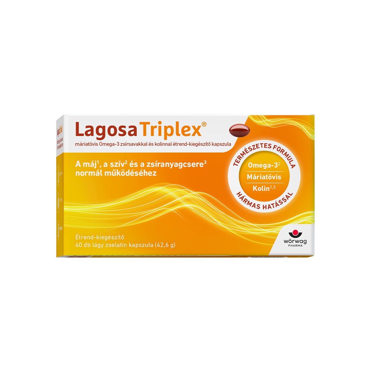 ლაგოზა ტრიპლექსი - Lagosa Triplex 40 კაფსულა