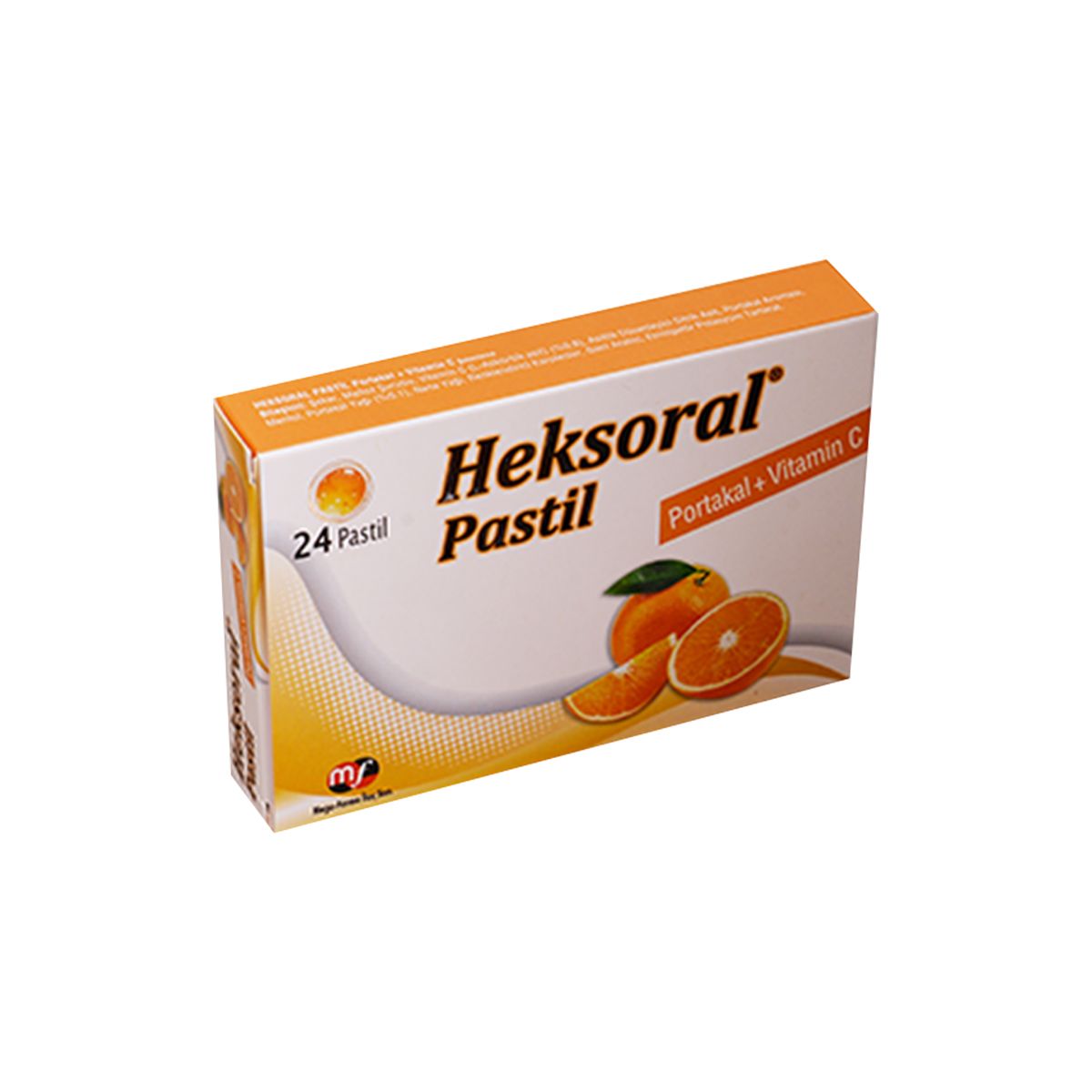 ჰექსორალი - Hexoral ფორთოხალი და ვიტამინი C საწუწნი პასტილა 24 ცალი