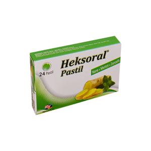 ჰექსორალი - Hexoral პიტნა მენთოლი და ჯანჯაფილი საწუწნი პასტილა 24 ცალი