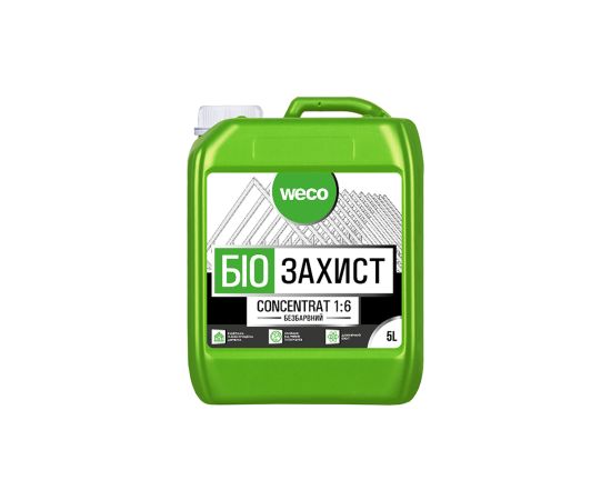 ანტისეპტიკური კონცენტრატი 1:6  Weco 10 L უფერო