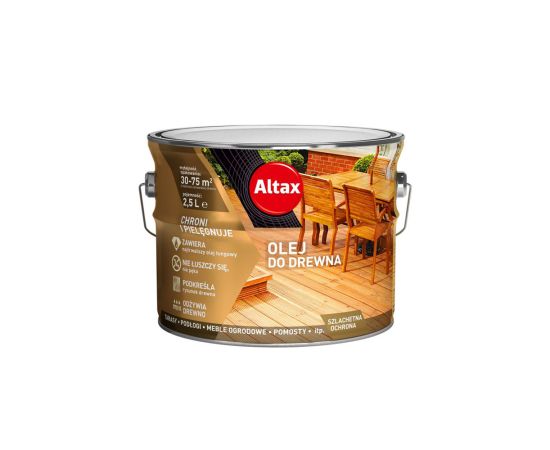 ზეთი ტერასებისთვის  2,5 ლ  (მუხა)